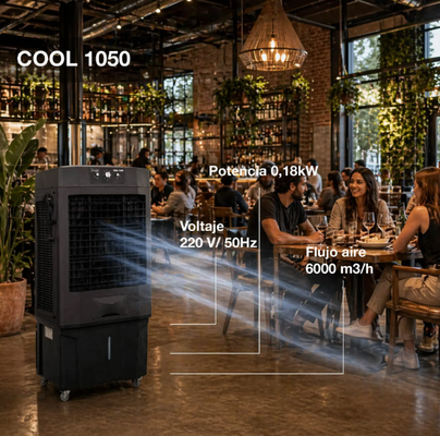 Climatizador Evaporativo Electrico Garland Cool 1050